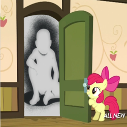 Size: 400x400 | Tagged: safe, apple bloom, g4, my little pony: friendship is magic, somepony to watch over me, apple closet, door, exploitable meme, fullmetal alchemist, meme, truth