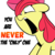 Size: 1000x1000 | Tagged: safe, artist:cosmonaut, artist:venezolanbrony, edit, apple bloom, g4, am i the only one around here, female, mouth, open mouth, solo, yelling