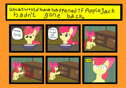 Size: 2338x1623 | Tagged: safe, artist:oneovertwo, apple bloom, g4, somepony to watch over me, comic, realization, soup