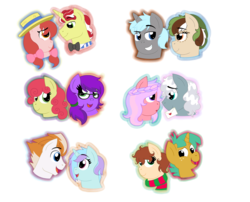 Size: 4776x3864 | Tagged: safe, artist:strawberry-spritz, flim, silver lining, silver zoom, snails, oc, g4, canon x oc, twinkle toes, wonderbolts