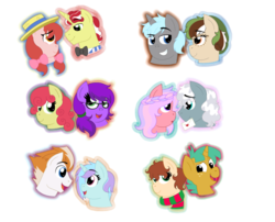 Size: 994x804 | Tagged: safe, artist:strawberry-spritz, flim, silver lining, silver zoom, snails, oc, g4, canon x oc, female, lesbian, male, ms paint, straight, twinkle toes, wonderbolts