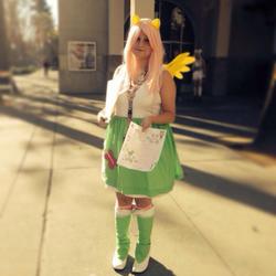 Size: 720x720 | Tagged: safe, artist:rainbow-pastel, fluttershy, human, equestria girls, g4, cosplay, irl, irl human, photo, solo