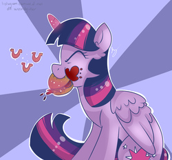 Size: 5000x4644 | Tagged: dead source, safe, artist:bloodyhellhayden, twilight sparkle, alicorn, pony, g4, twilight time, absurd resolution, eating, female, food, hay burger, ketchup, magic, mare, messy eating, solo, that pony sure does love burgers, twilight burgkle, twilight sparkle (alicorn)