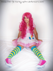 Size: 2363x3151 | Tagged: safe, artist:jovialharlequin, pinkie pie, human, g4, cosplay, high res, irl, irl human, photo, solo