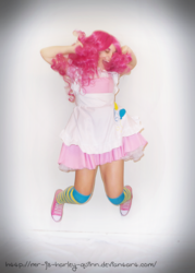 Size: 2457x3435 | Tagged: safe, artist:jovialharlequin, pinkie pie, human, g4, cosplay, high res, irl, irl human, photo, solo