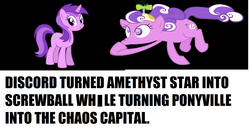 Size: 2048x1096 | Tagged: safe, amethyst star, screwball, sparkler, g4, headcanon, theory