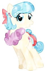 Size: 1309x1948 | Tagged: safe, artist:stargrace97, coco pommel, g4, cocobetes, crystallized, cute, female, simple background, solo, transparent background, vector