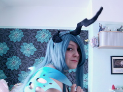 Size: 2592x1944 | Tagged: safe, artist:mochifairy, queen chrysalis, human, g4, cosplay, irl, irl human, photo, solo