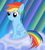 Size: 2096x2304 | Tagged: safe, artist:miaowwww, rainbow dash, g4, cloud, female, high res, solo