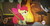 Size: 1439x761 | Tagged: safe, screencap, apple bloom, chimera sisters, chimera, g4, somepony to watch over me, female, hub logo, meme, multiple heads, solo, three heads, youtube caption
