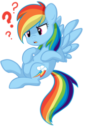 Size: 1280x1910 | Tagged: safe, artist:bulbabooty, rainbow dash, g4, belly button, commission, commissioner:navelcolt, female, question mark, solo