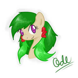 Size: 600x600 | Tagged: safe, artist:ijustloveit619, oc, oc only, oc:öde, earth pony, pony, portrait, solo