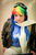 Size: 800x1200 | Tagged: safe, artist:riveth, rainbow dash, human, g4, clothes, convention, cosplay, goggles, irl, irl human, jacket, kamecon, kamecon 2013, photo, queen city kamikaze, scarf, solo