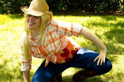 Size: 2048x1366 | Tagged: safe, artist:nightengale37, applejack, human, g4, cosplay, irl, irl human, photo, solo