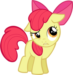 Size: 9318x9547 | Tagged: safe, artist:dddvvvzzz, apple bloom, earth pony, pony, g4, somepony to watch over me, absurd resolution, female, filly, foal, simple background, solo, transparent background