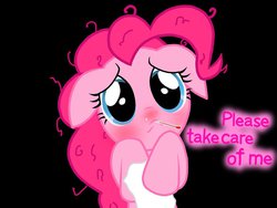 Size: 1024x768 | Tagged: dead source, safe, artist:proponypal, pinkie pie, g4, backwards thermometer, bronybait, cold, cute, female, messy mane, mucus, red nosed, sick, snot, solo, thermometer, tissue