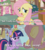 Size: 960x1078 | Tagged: safe, edit, edited screencap, screencap, fluttershy, twilight sparkle, pegasus, pony, unicorn, g4, magical mystery cure, my little pony: friendship is magic, big crown thingy, bipedal, duo, element of magic, female, floppy ears, frown, glare, grin, image macro, looking away, looking down, mare, meme, nervous, open mouth, pointing, raised hoof, smiling, smirk, swapped cutie marks, text, unicorn twilight