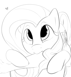 Size: 972x1051 | Tagged: safe, artist:dotkwa, fluttershy, human, g4, arm, grayscale, monochrome, nibbling