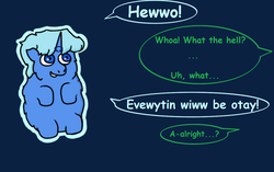 Size: 1126x708 | Tagged: safe, artist:fluffytaffy, fluffy pony, blue lantern, parody, solo