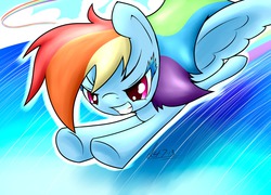 Size: 1280x922 | Tagged: safe, artist:isle-of-forgotten-dreams, rainbow dash, g4, female, flying, solo