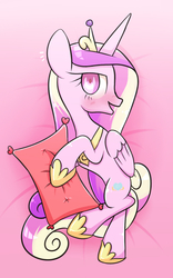 Size: 1000x1600 | Tagged: safe, artist:joycall6, princess cadance, alicorn, pony, g4, female, pillow, solo