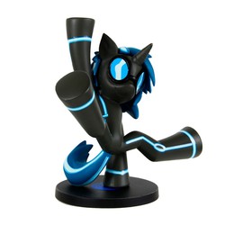 Size: 1000x1000 | Tagged: safe, dj pon-3, vinyl scratch, g4, female, figure, merchandise, solo, tron, welovefine