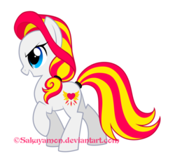 Size: 600x550 | Tagged: safe, artist:sakuyamon, oc, oc only, oc:wishful heart, earth pony, pony, solo