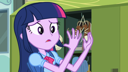 Size: 1366x768 | Tagged: safe, screencap, twilight sparkle, equestria girls, g4, >no hooves, female, horrified, no hooves, solo