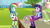 Size: 1366x768 | Tagged: safe, screencap, fluttershy, rainbow dash, twilight sparkle, equestria girls, g4, clothes, female, skirt