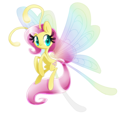 Size: 821x771 | Tagged: safe, artist:pegasisters82, fluttershy, breezie, g4, breeziefied, female, flutterbreez, solo, species swap