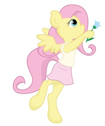 Size: 1080x1296 | Tagged: safe, artist:pinksaphires, fluttershy, anthro, g4, female, solo