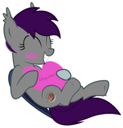 Size: 880x908 | Tagged: artist needed, safe, oc, oc only, oc:scratchie, bat pony, pony, blushing, cute, recolor, solo