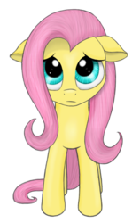 Size: 444x701 | Tagged: safe, artist:simeonleonard, fluttershy, g4, cute, female, solo