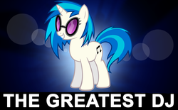 Size: 2582x1602 | Tagged: safe, dj pon-3, vinyl scratch, g4, female, lexy & k-paul, music, solo, the greatest dj