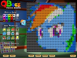 Size: 801x603 | Tagged: safe, screencap, rainbow dash, g4, bust, pixel art, portrait, qbeez