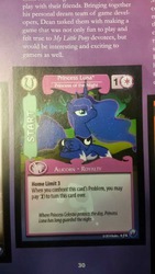 Size: 424x754 | Tagged: safe, enterplay, princess luna, canterlot nights, g4, my little pony collectible card game, ccg, female, solo