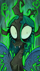 Size: 476x832 | Tagged: dead source, safe, artist:kaliptro, queen chrysalis, g4, female, solo