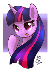 Size: 830x1200 | Tagged: safe, artist:joakaha, twilight sparkle, g4, female, solo, tongue out