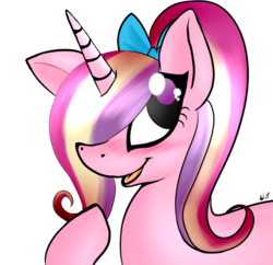 Size: 1024x992 | Tagged: safe, artist:blup-chan, princess cadance, g4, female, simple background, solo, transparent background, younger