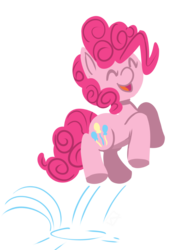 Size: 819x1174 | Tagged: safe, artist:fauxsquared, pinkie pie, g4, female, pronking, solo