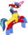 Size: 6080x7450 | Tagged: safe, artist:90sigma, shining armor, pony, unicorn, g4, absurd resolution, clothes, costume, glowing horn, horn, magic, male, mask, rearing, simple background, solo, stallion, transparent background, vector