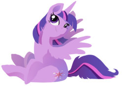 Size: 1057x739 | Tagged: safe, artist:precosiouschild, twilight sparkle, alicorn, pony, g4, female, mare, simple background, solo, transparent background, twilight sparkle (alicorn)