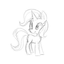 Size: 1000x1000 | Tagged: safe, artist:pegacornss, trixie, pony, unicorn, g4, female, grayscale, mare, monochrome, solo