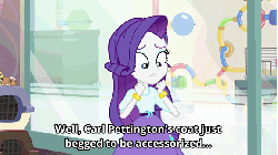 Size: 576x324 | Tagged: safe, screencap, amelia furhart, carl pettington, curtis pawpower, fluttershy, rarity, cat, hamster, human, equestria girls, g4, hamstocalypse now, my little pony equestria girls: rainbow rocks, and then there's rarity, animated, clothes, coat, female, hamster habitat, male, necktie, rope, scarf, skirt, subtitles