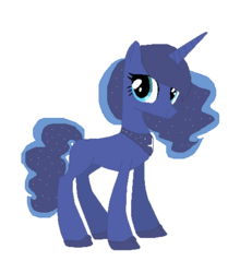 Size: 452x514 | Tagged: safe, artist:crystalstoneglow, artist:seleneda, oc, oc only, pony, unicorn, female, filly, solo