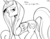 Size: 1280x994 | Tagged: safe, artist:cs, princess cadance, alicorn, pony, g4, bedroom eyes, butt, dialogue, female, grayscale, heart, implied infidelity, looking at you, looking back, lovebutt, mare, monochrome, plot, simple background, smiling, solo, wink