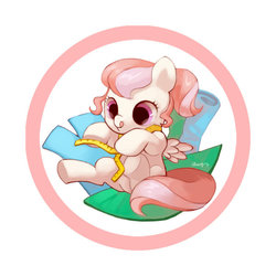 Size: 600x600 | Tagged: safe, artist:amy30535, oc, oc only, oc:cuddle bug, pegasus, pony, solo