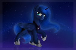 Size: 3000x2000 | Tagged: safe, artist:snowsky-s, princess luna, g4, female, high res, solo