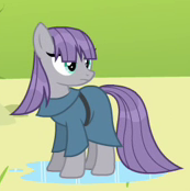 Size: 173x174 | Tagged: safe, screencap, maud pie, g4, maud pie (episode), my little pony: friendship is magic, clothes, female, solo, wet, wet clothes, wet mane