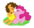 Size: 981x815 | Tagged: safe, artist:fillyblue, cheese sandwich, pinkie pie, g4, boop, female, male, noseboop, nuzzling, ship:cheesepie, shipping, smiling, straight